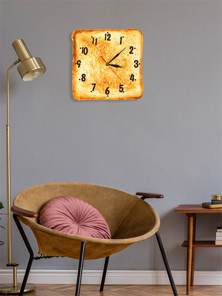 Creative Bread Design Wall Clock