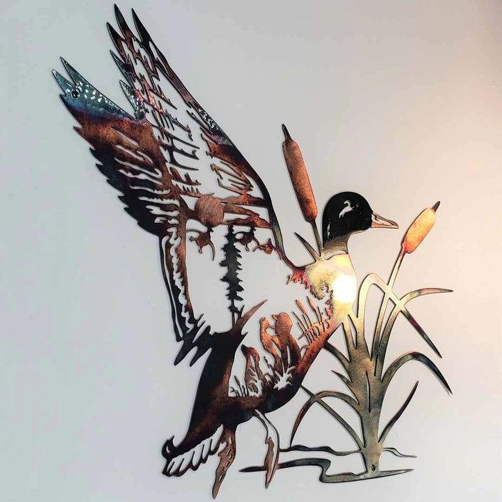 Mallard Duck Metal Wall Art
