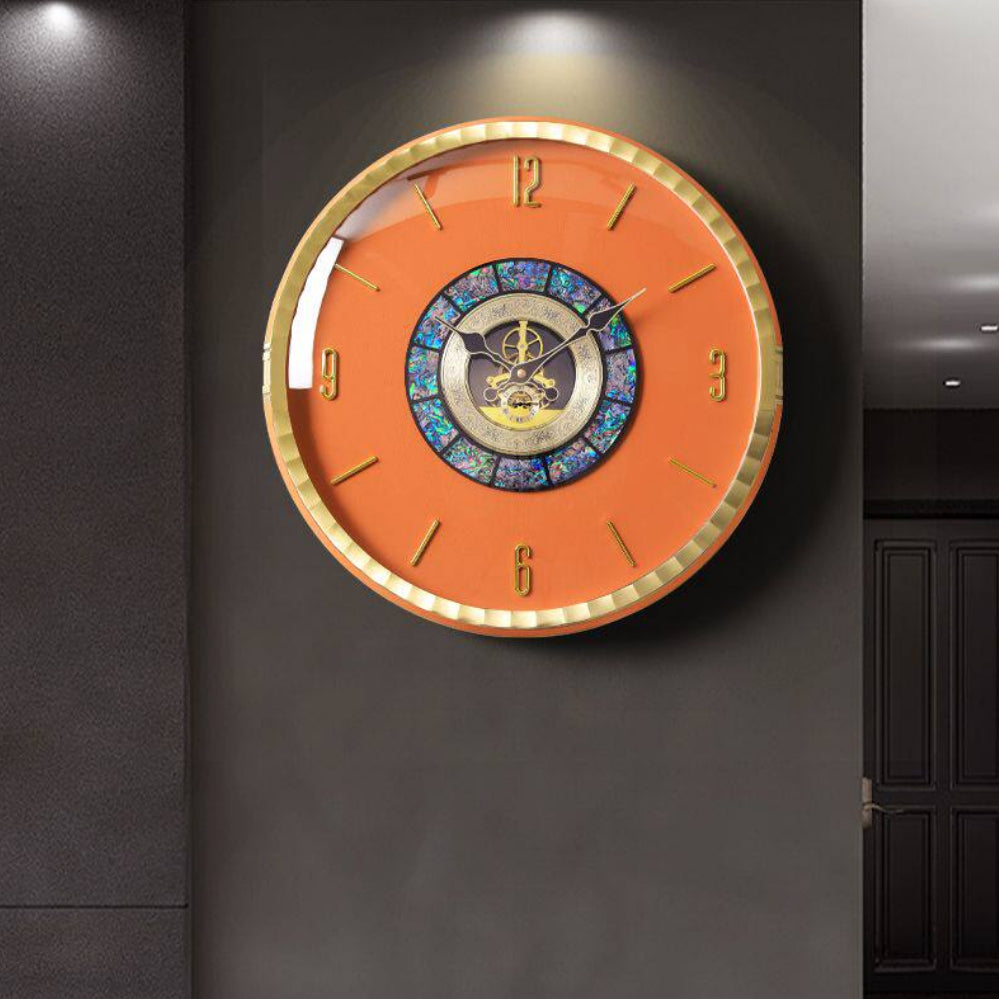 Modern Copper Wall Clock