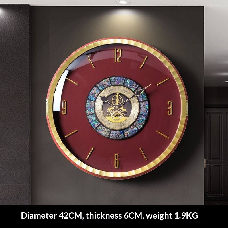 Modern Copper Wall Clock