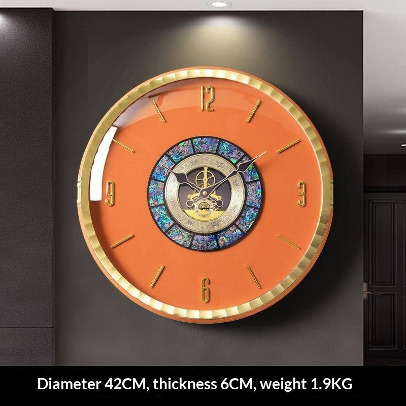 Modern Copper Wall Clock